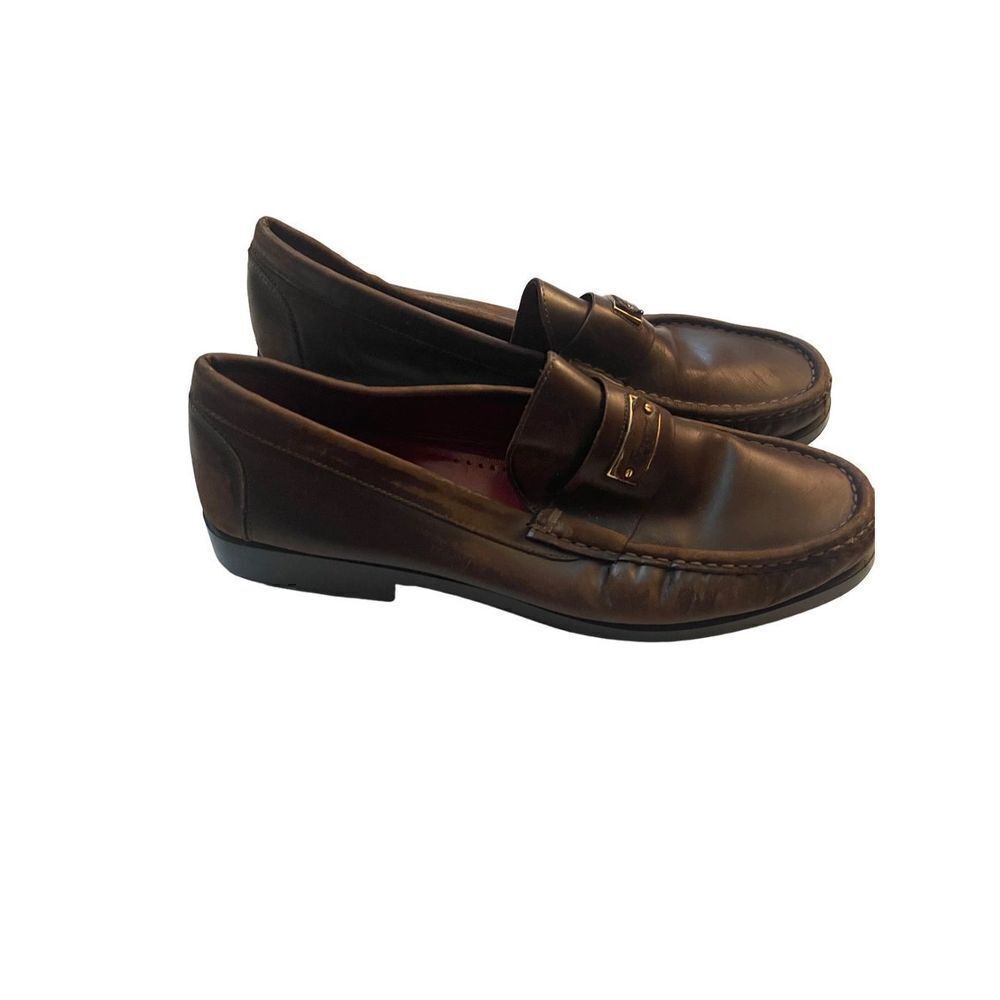 SALVATORE FERRAGAMO SPORT LEATHER LOAFER - Picture 7 of 7